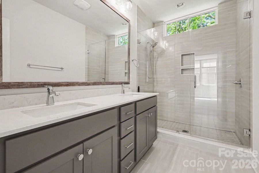 Furnished interior view inside a new home in , Charlotte (Image 20).