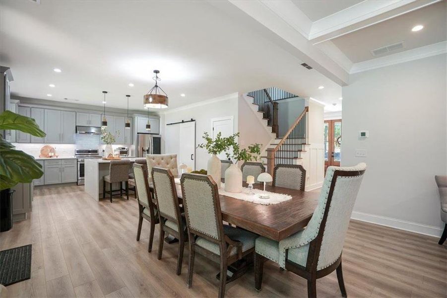 Furnished interior view inside a new home in , Acworth (Image 9).