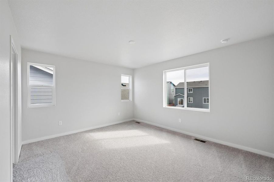 Spacious, unfurnished interior of a new home in Farmlore, Brighton (Image 24). Spacious, unfurnished interior of a new home in Farmlore, Brighton (Image 24).