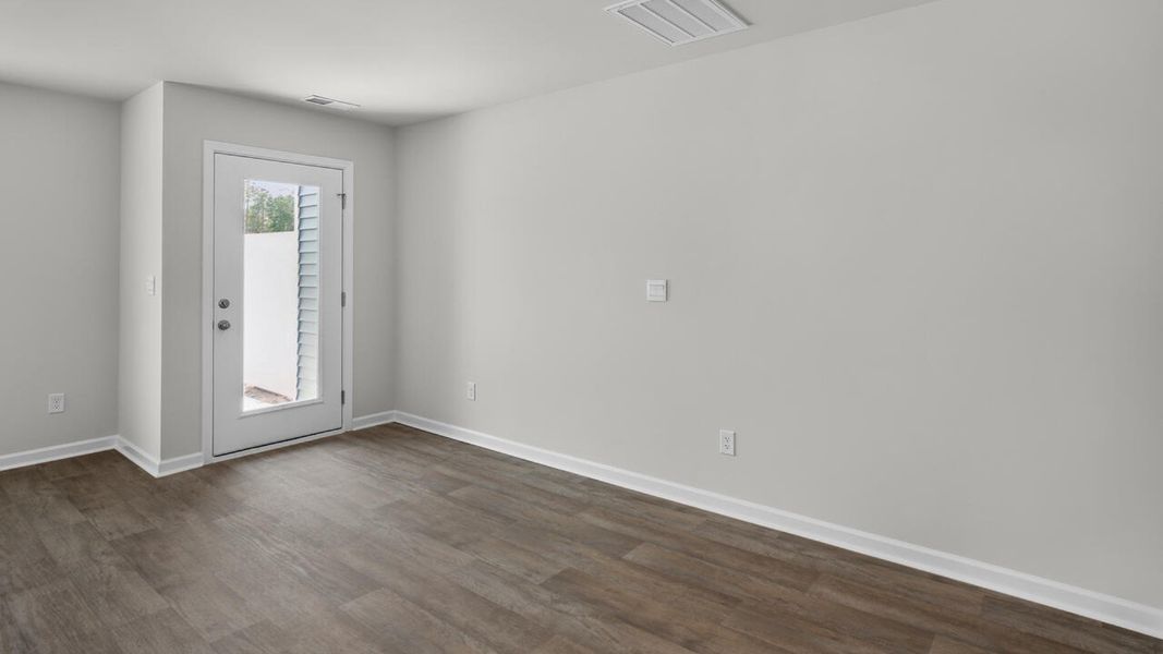 Spacious, unfurnished interior of a new home in Townes at Seabrooke, Leland (Image 12).