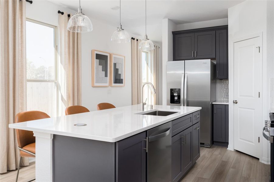 MODEL HOME images may NOT be consistent with the finished product.