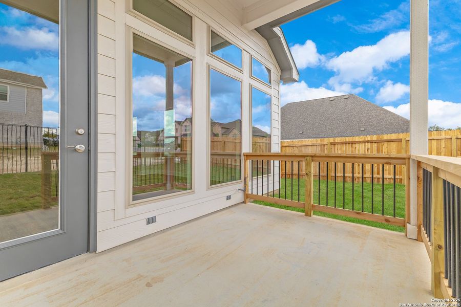 Exterior details and patio area of a home in Ventana, Bulverde (Image 3). Exterior details and patio area of a home in Ventana, Bulverde (Image 3).