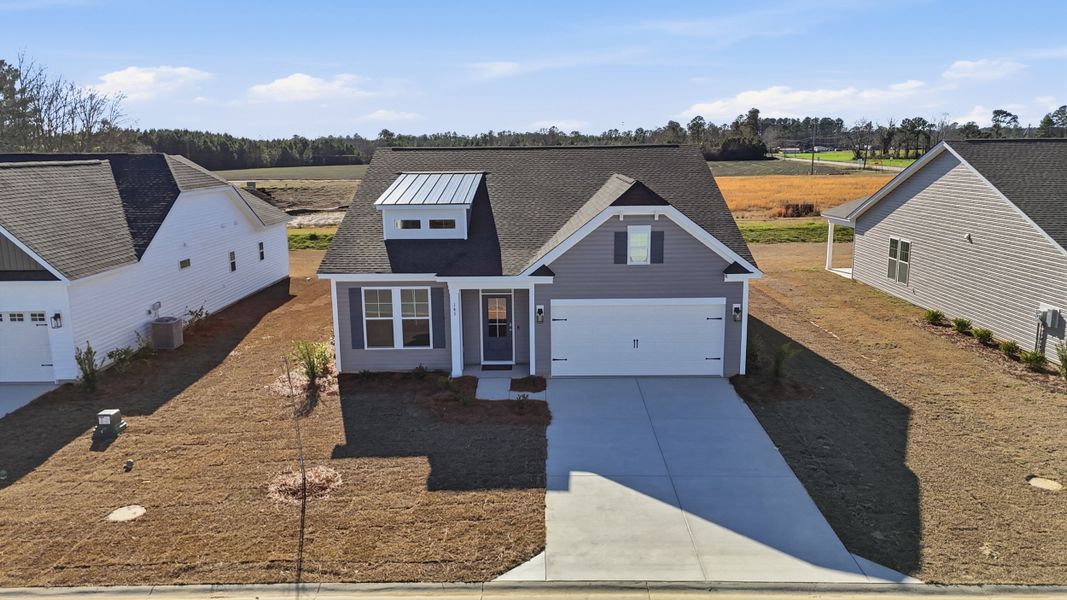 Representative exterior photo of a completed home built from the Bailey II by Great Southern Homes in Oak Hollow, Longs, SC (Image 44).
