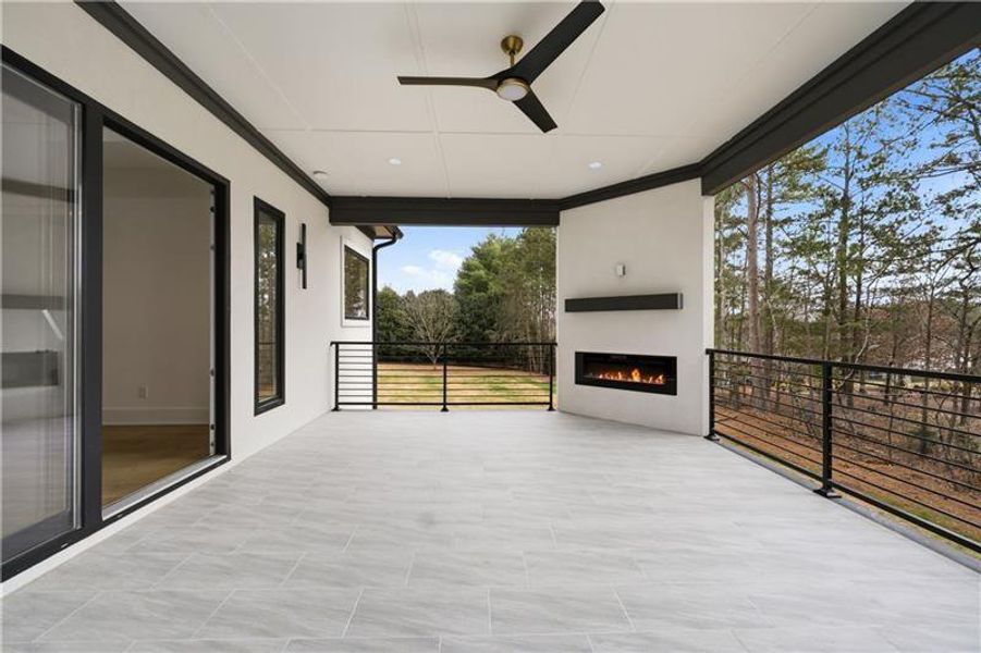 Exterior details and patio area of a home in , Buford (Image 32).