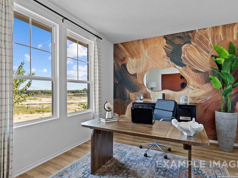 Furnished interior view inside a new home in Bricewood, San Antonio (Image 24).
