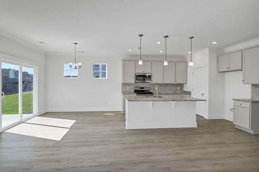 Furnished interior view inside a new home in Ashton Lakes, Lexington (Image 11).