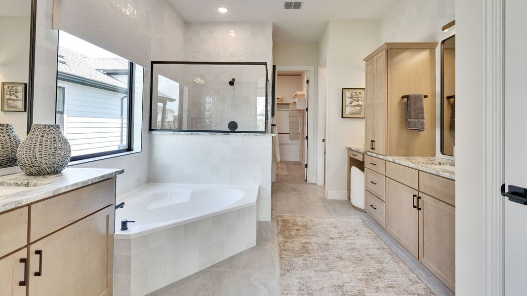 Representative furnished interior of a home built from the Elm by Brightland Homes in Katy Lakes, Katy (Image 11). Representative furnished interior of a home built from the Elm by Brightland Homes in Katy Lakes, Katy (Image 11).