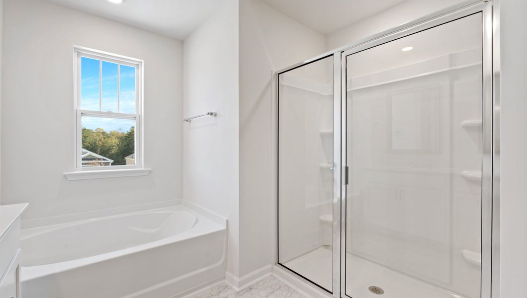 Furnished interior view inside a new home in Durbin Meadows Traditions, Fountain Inn (Image 16).