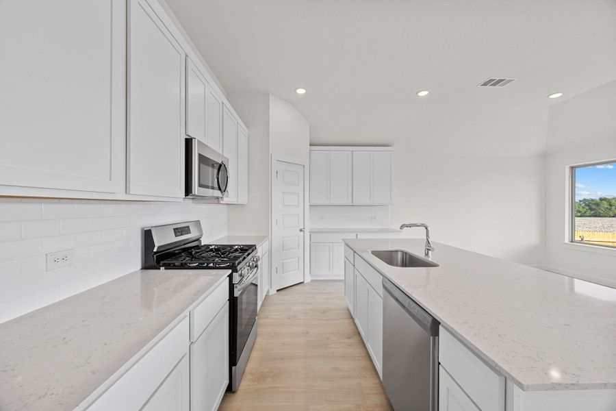 Furnished interior view inside a new home in Prairie Winds, Hutto (Image 6).
