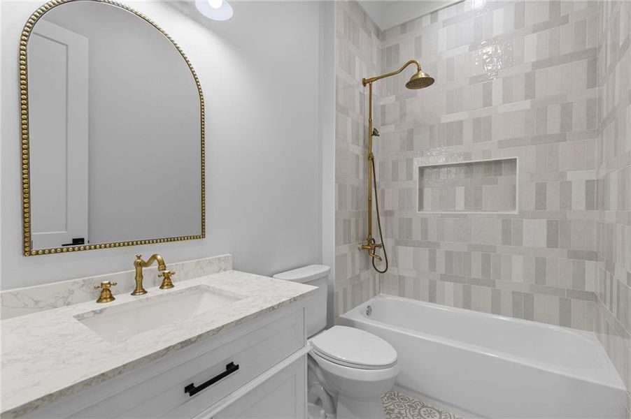 Furnished interior view inside a new home in , Dacula (Image 58).