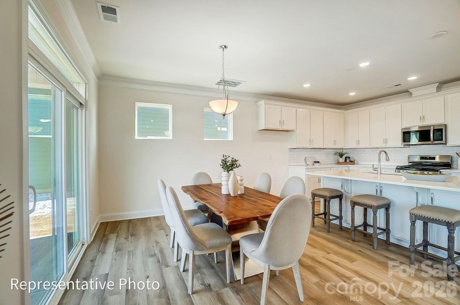 Furnished interior view inside a new home in Ashton Park, Monroe (Image 10).