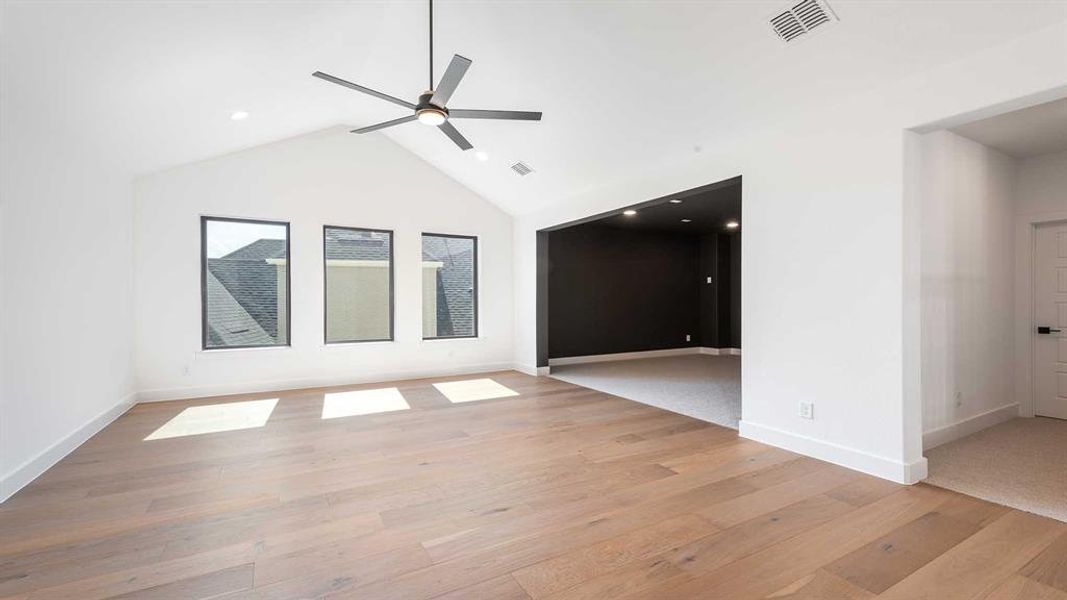 Spacious, unfurnished interior of a new home in The Tribute 60', The Colony (Image 21). Spacious, unfurnished interior of a new home in The Tribute 60', The Colony (Image 21).