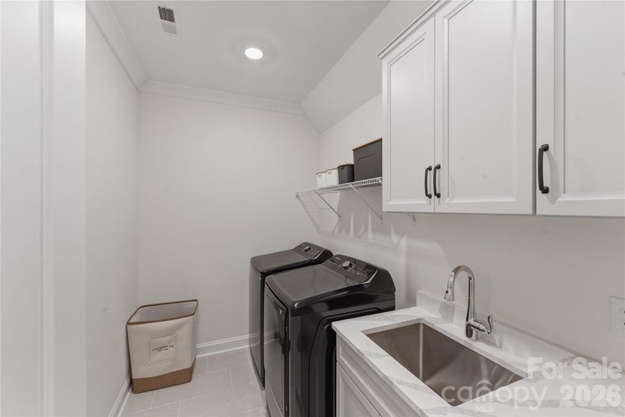 Furnished interior view inside a new home in Windell Woods, Tega Cay (Image 5).