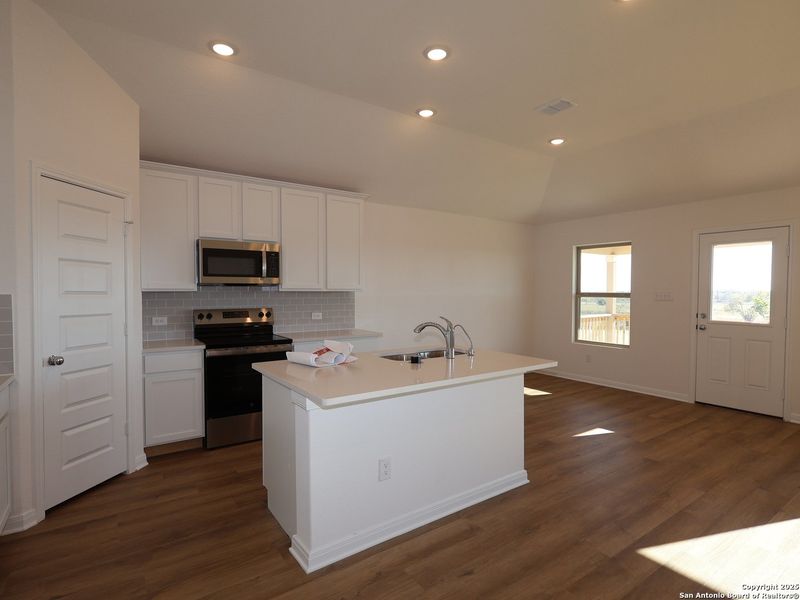 Furnished interior view inside a new home in Paloma Park, Converse (Image 4). Furnished interior view inside a new home in Paloma Park, Converse (Image 4).