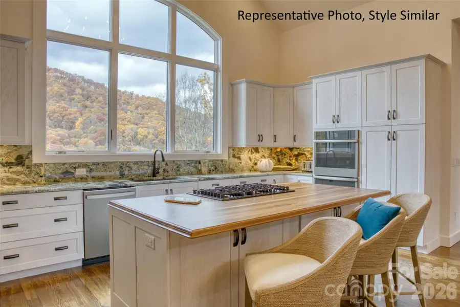 Furnished interior view inside a new home in , Maggie Valley (Image 6).