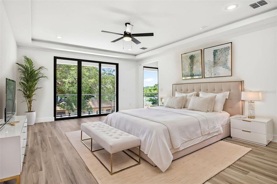 Furnished interior view inside a new home in , Tampa (Image 17).