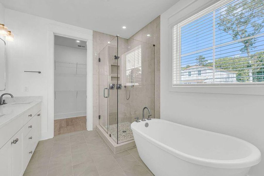 Furnished interior view inside a new home in Central Park, Charleston (Image 8).