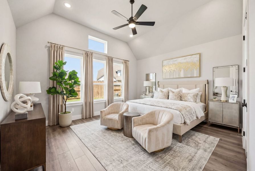 Representative furnished interior of a home built from the Bastrop by Beazer Homes in Valencia, Manvel (Image 7).