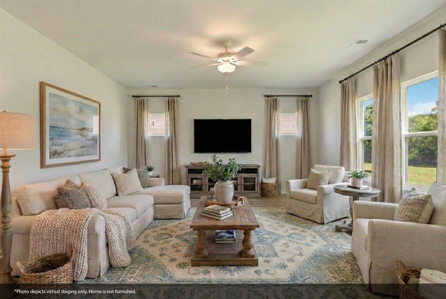 Furnished interior view inside a new home in Burke Estates, Chesnee (Image 8).