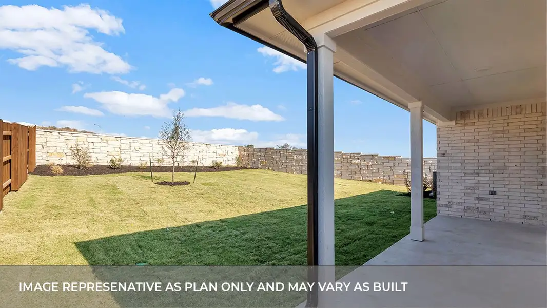 Exterior details and patio area of a home in Bar W Ranch, Leander (Image 3).