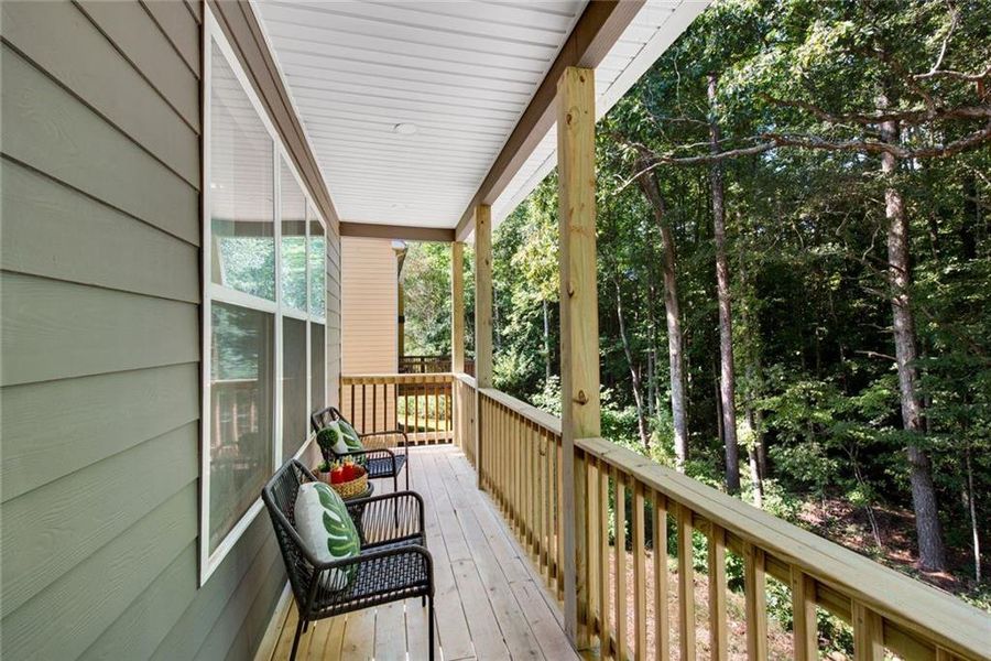 Exterior details and patio area of a home in , Ellenwood (Image 3). Exterior details and patio area of a home in , Ellenwood (Image 3).