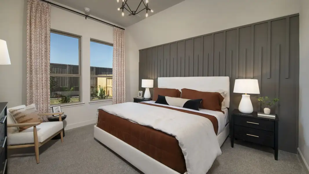 Furnished interior view inside a new home in Woodhavyn, Magnolia (Image 12).
