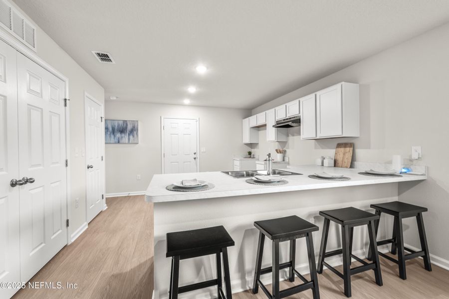 Furnished interior view inside a new home in , Jacksonville (Image 15).