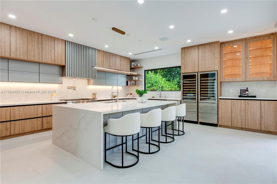 Furnished interior view inside a new home in , Miami (Image 17).