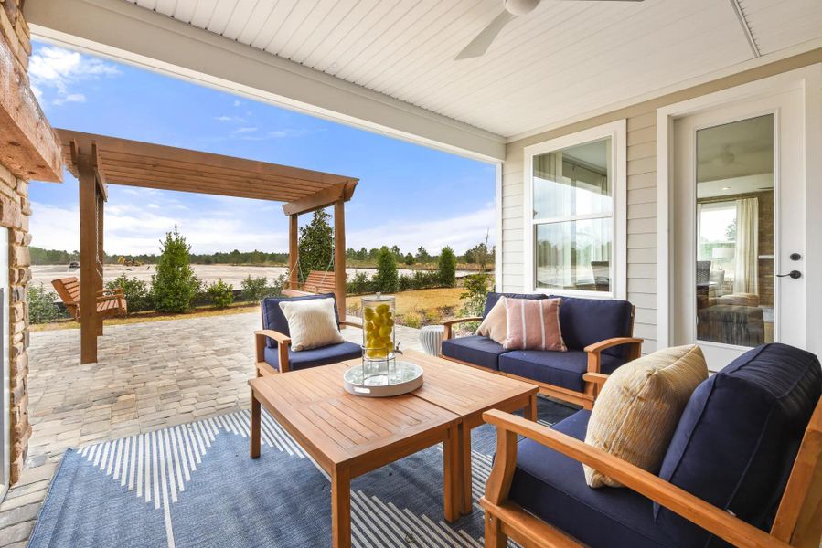 The Palmetto Outdoor Living Area