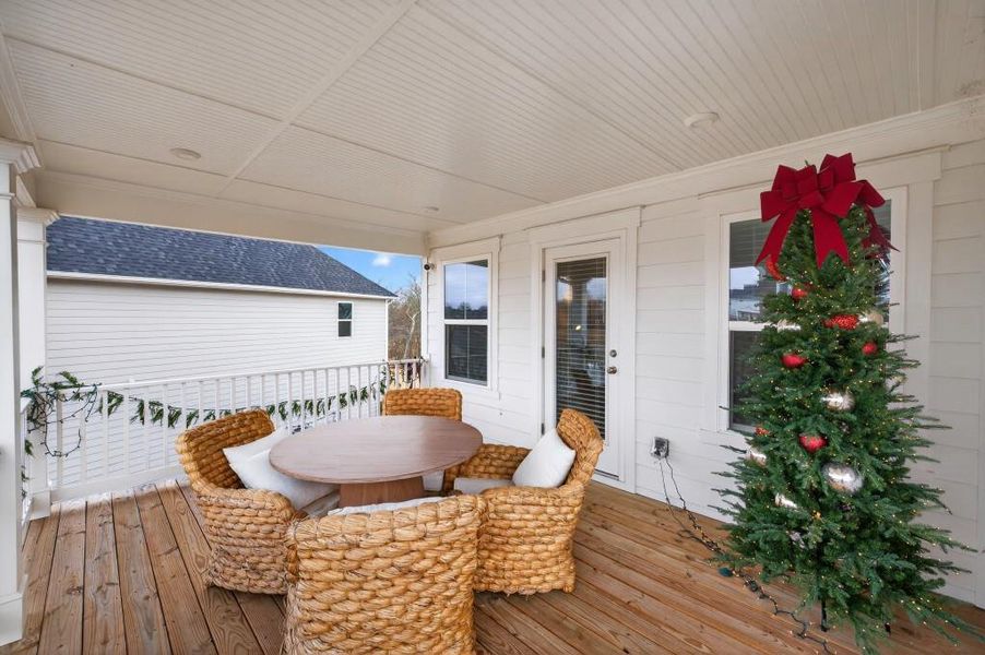 Exterior details and patio area of a home in Reunion, Flowery Branch (Image 4). Exterior details and patio area of a home in Reunion, Flowery Branch (Image 4).