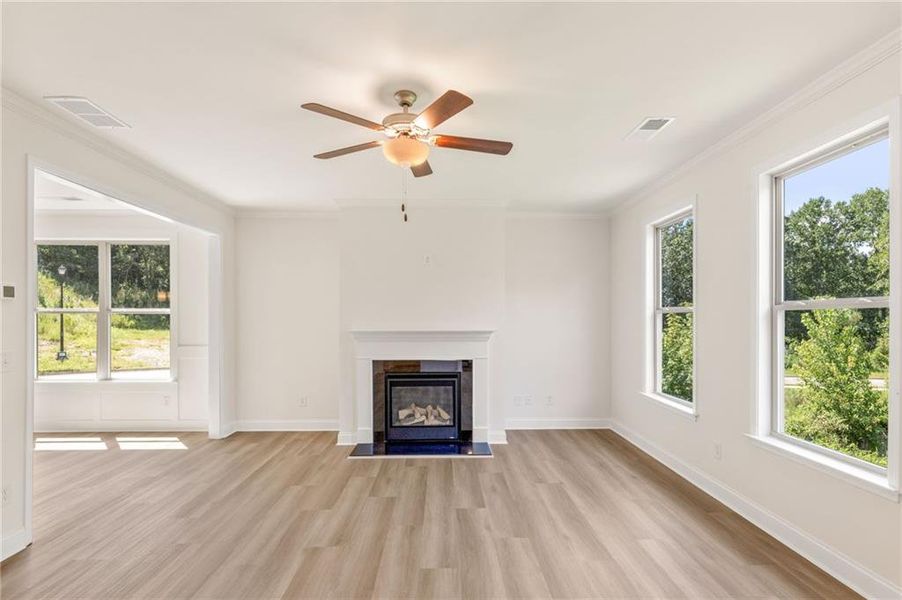 Spacious, unfurnished interior of a new home in Hellen Valley, Braselton (Image 22).
