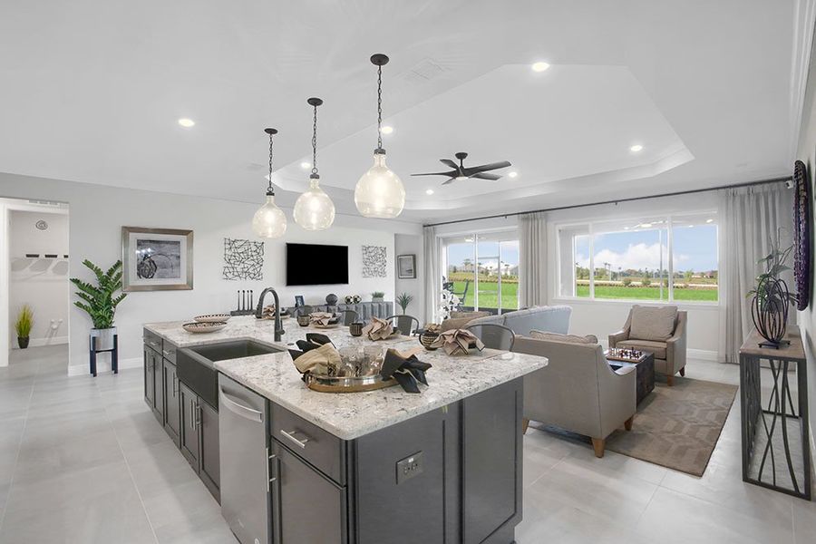 Representative furnished interior of a home built from the Whitmore by Colen Built Development, LLC in On Top of the World Communities, Ocala (Image 8). Representative furnished interior of a home built from the Whitmore by Colen Built Development, LLC in On Top of the World Communities, Ocala (Image 8).