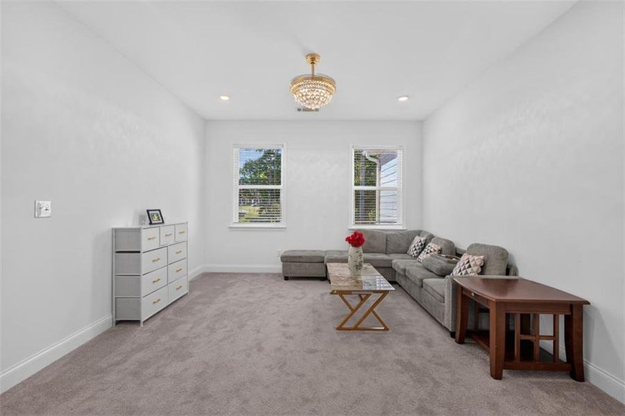Furnished interior view inside a new home in Bailey Fence, Dacula (Image 41).