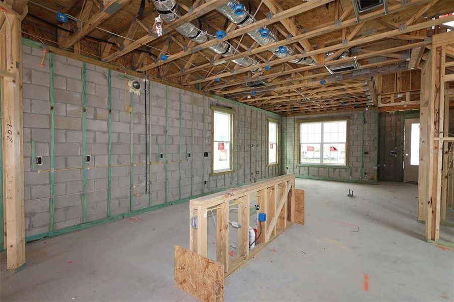 In-progress construction of a new home in Lake Star at Ovation, Winter Garden, FL (Image 6).