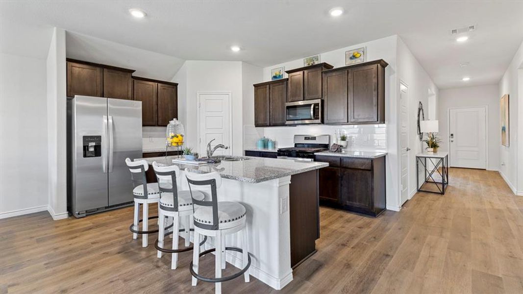 Furnished interior view inside a new home in Bel Air Village, Sherman (Image 28).