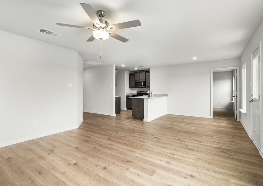 The Rio Grande has an open concept layout.