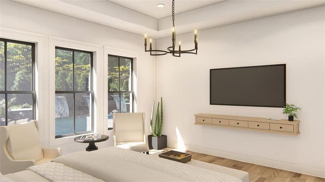 Furnished interior view inside a new home in , Woodstock (Image 37).