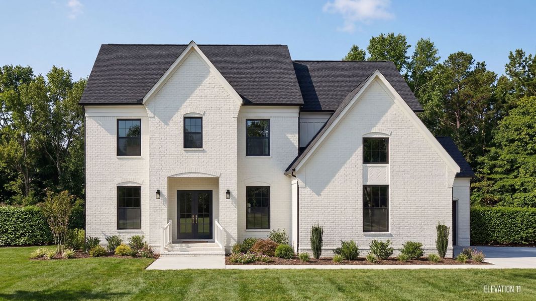 Representative exterior photo of a completed home built from the Chastain by DRB Homes in Verdant, Alpharetta, GA (Image 3).