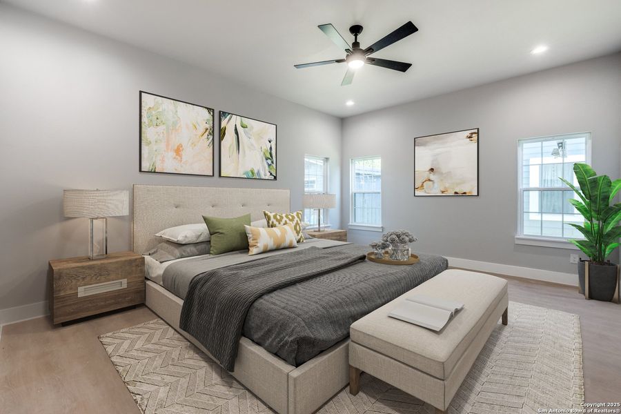 Furnished interior view inside a new home in , New Braunfels (Image 14).