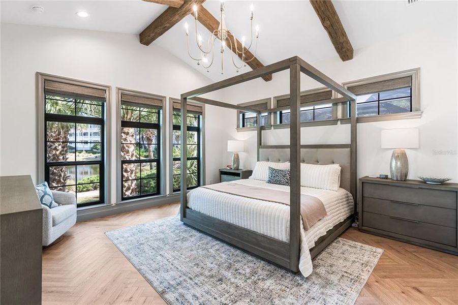 Furnished interior view inside a new home in , Palm Coast (Image 72).