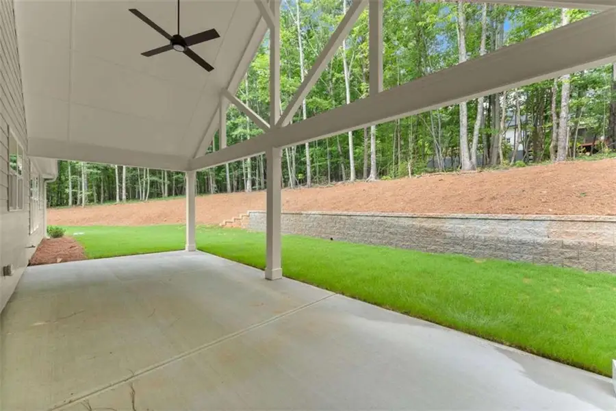 Exterior details and patio area of a home in , Clarkesville (Image 30).
