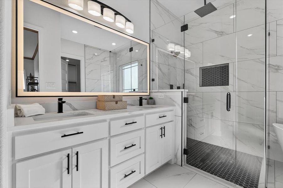 Furnished interior view inside a new home in , Celeste (Image 7).