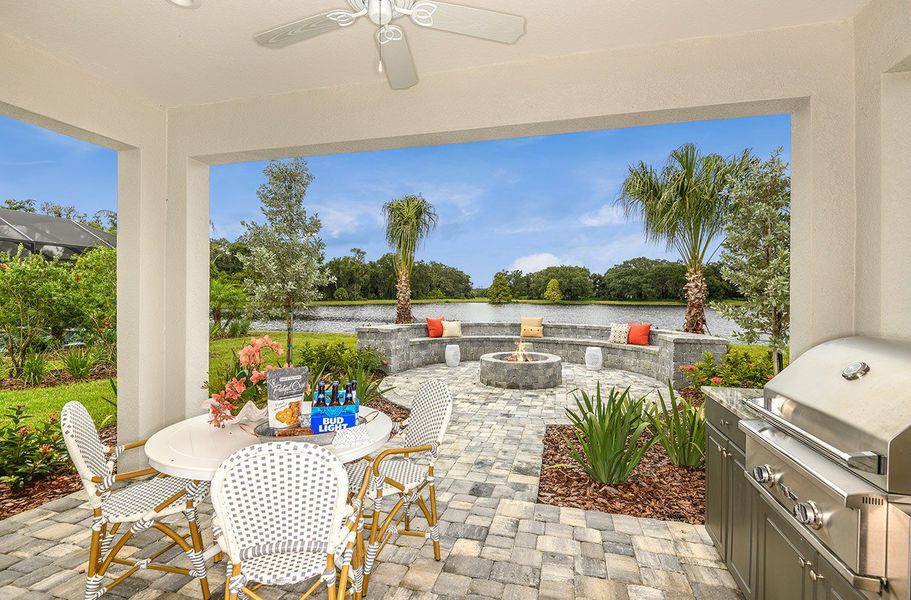 Representative exterior details of a home built from the Honor by Neal Communities in Grand Park, Sarasota (Image 3).