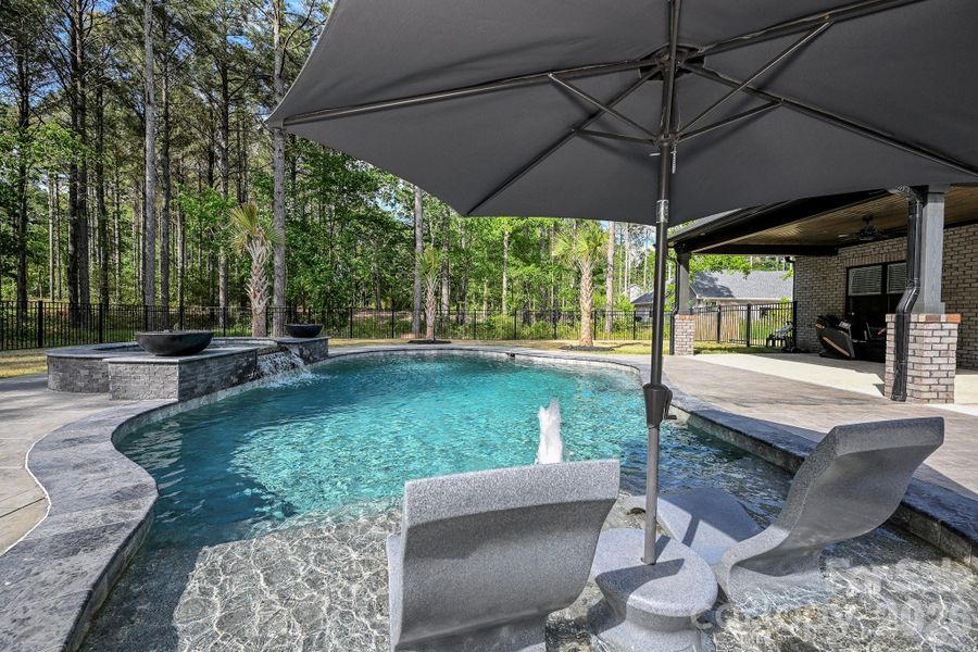 Exterior details and patio area of a home in , Marshville (Image 20).