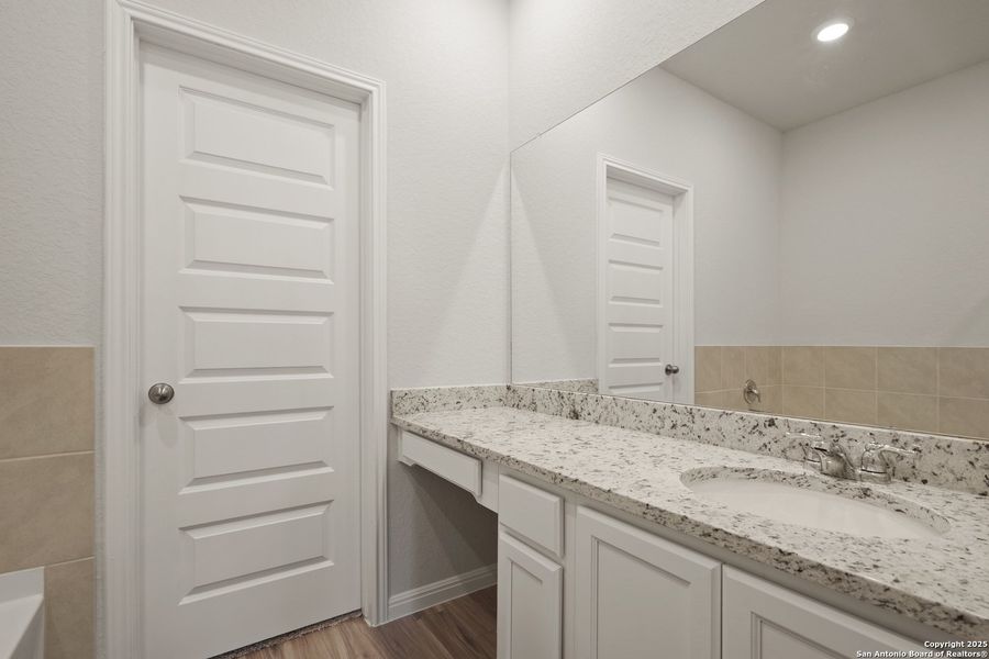 Furnished interior view inside a new home in Applewhite Meadows, San Antonio (Image 9). Furnished interior view inside a new home in Applewhite Meadows, San Antonio (Image 9).