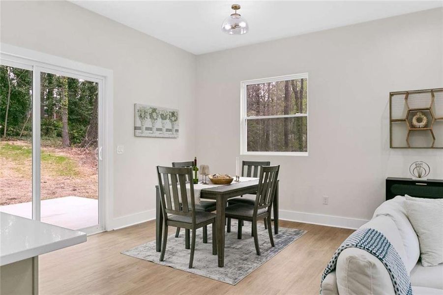 Furnished interior view inside a new home in , Atlanta (Image 19).