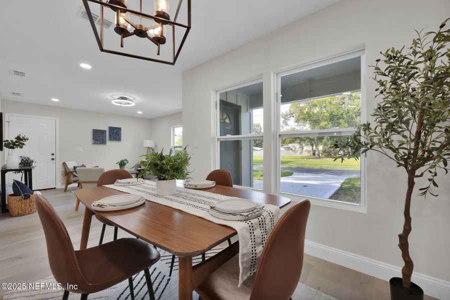 Furnished interior view inside a new home in , Jacksonville (Image 14). Furnished interior view inside a new home in , Jacksonville (Image 14).
