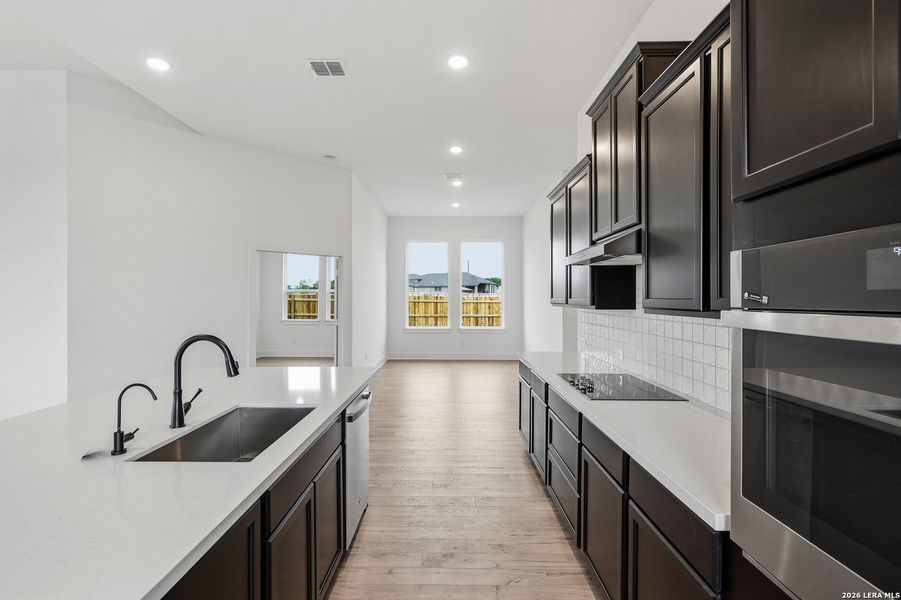 Furnished interior view inside a new home in Alsatian Oaks, Castroville (Image 13).