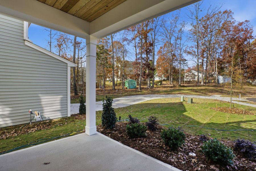 Exterior details and patio area of a home in Grier Meadows, Charlotte (Image 27).