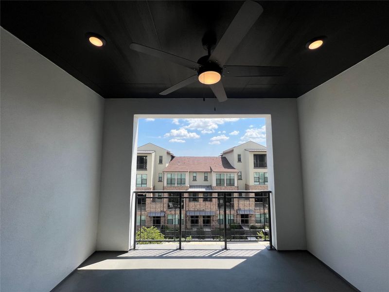 Exterior details and patio area of a home in The Grove, Austin (Image 24). Exterior details and patio area of a home in The Grove, Austin (Image 24).